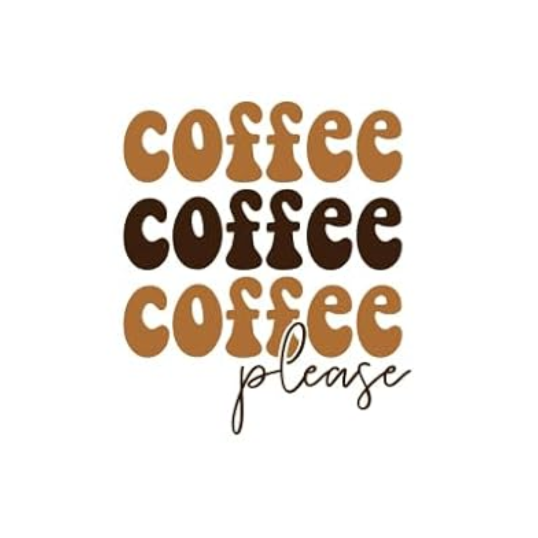 Coffee Please Decal