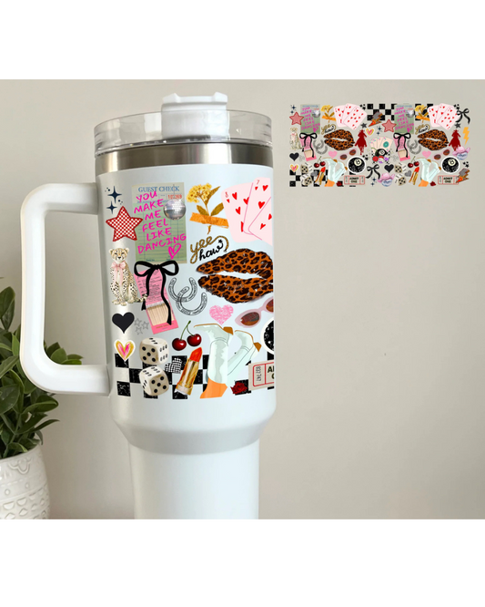 Coquette Collage Decal