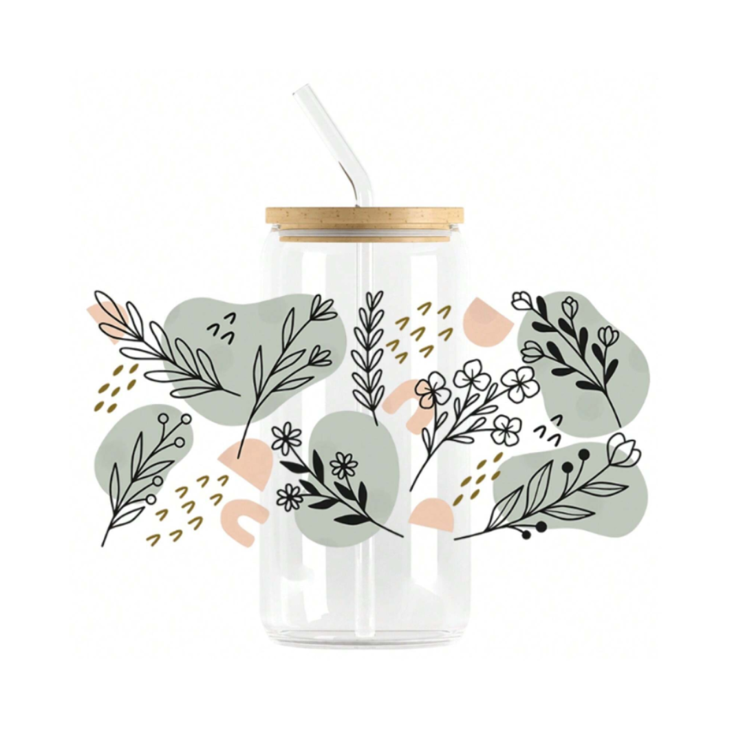 Greenery + Floral Decal