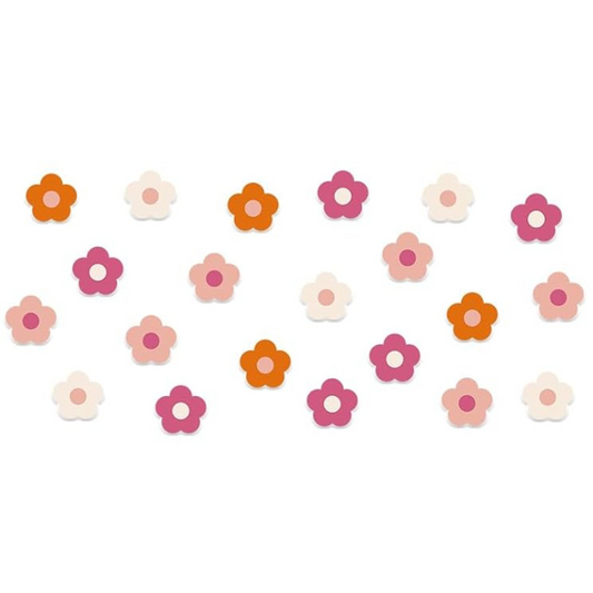 Pink Mini Retro Florals Decal