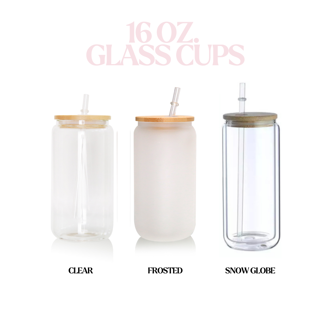 16 oz. Glass Cups