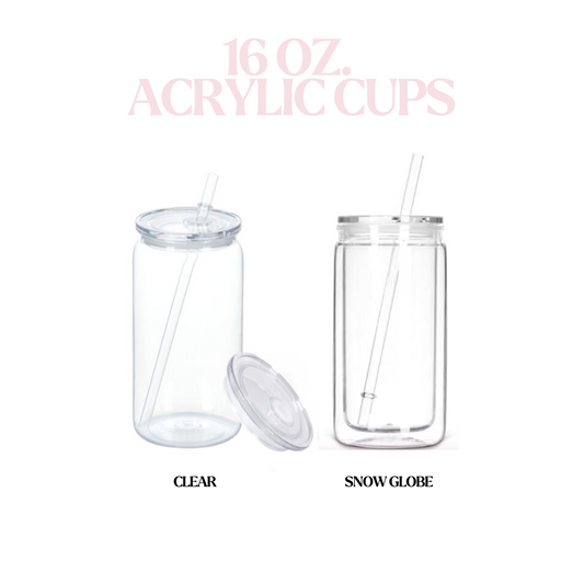 16 oz. Acrylic Cups